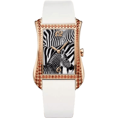 Gondolo Serata Rose Gold - Spessartite / Brown Floral