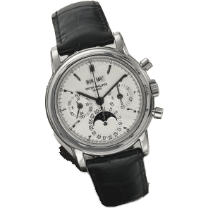 Perpetual Calendar Chronograph 3970 White Gold / Silver
