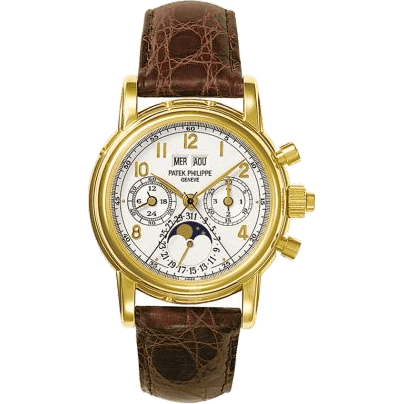Perpetual Calendar Split Seconds Chronograph 5004 Yellow Gold