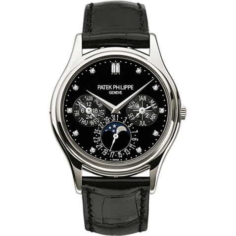 Perpetual Calendar 5140 Platinum Black