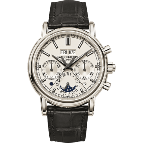 Perpetual Calendar Split-Seconds Chronograph 5204 Platinum / Silver