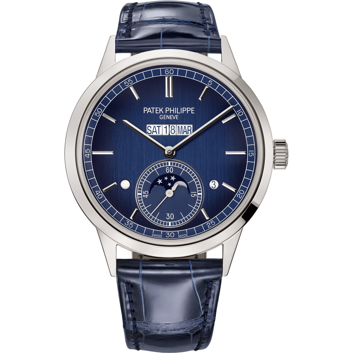 Patek Philippe Perpetual Calender 5236 Platinum / Blue 5236P-001