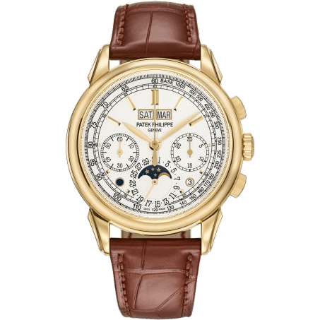 Perpetual Calendar Chronograph 5270 Yellow Gold / Silver