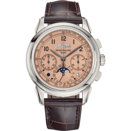 Perpetual Calendar Chronograph 5270 Platinum / Salmon