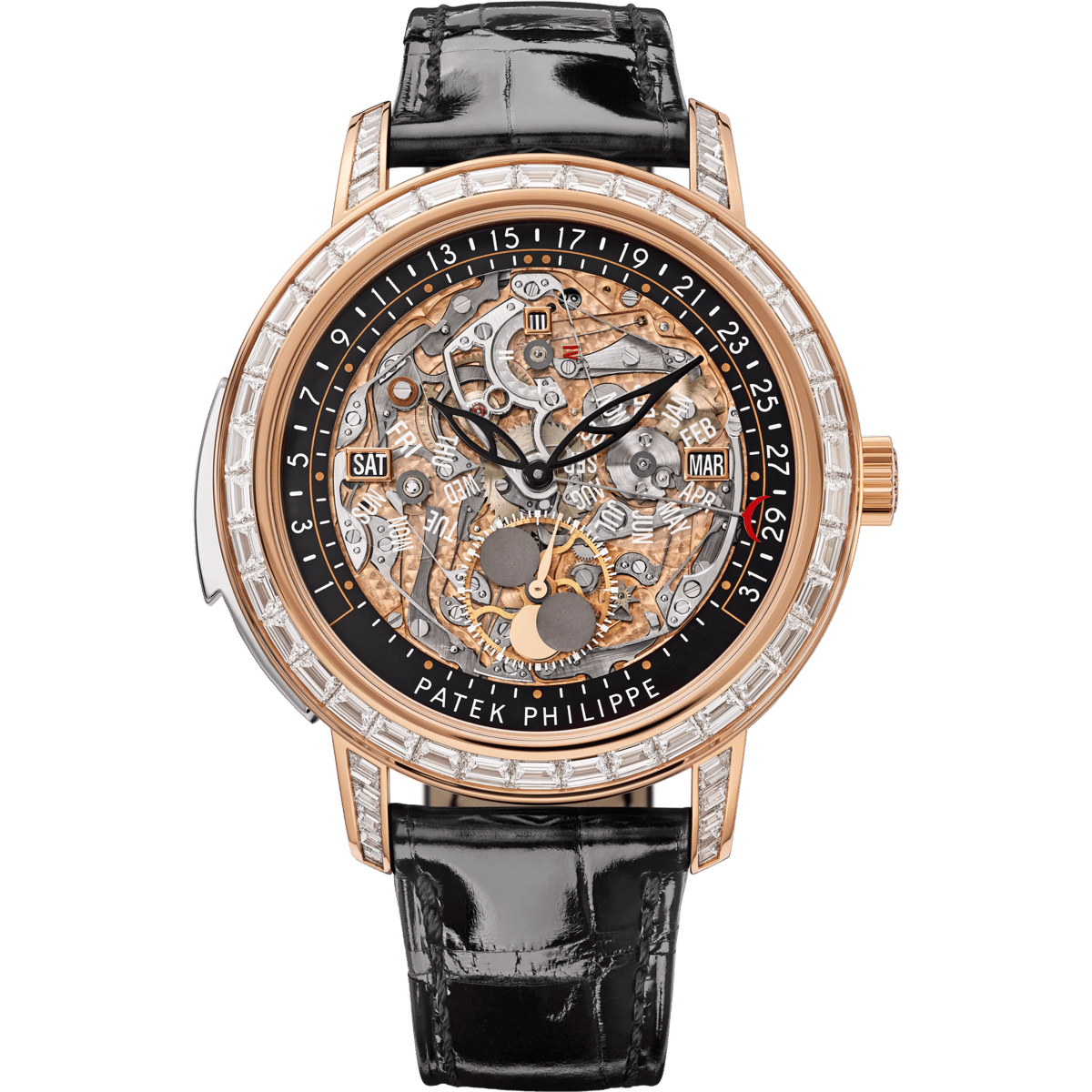 Patek Philippe Minute Repeater Perpetual Calendar 5304 Rose Gold / Skeleton 5304/301R-001
