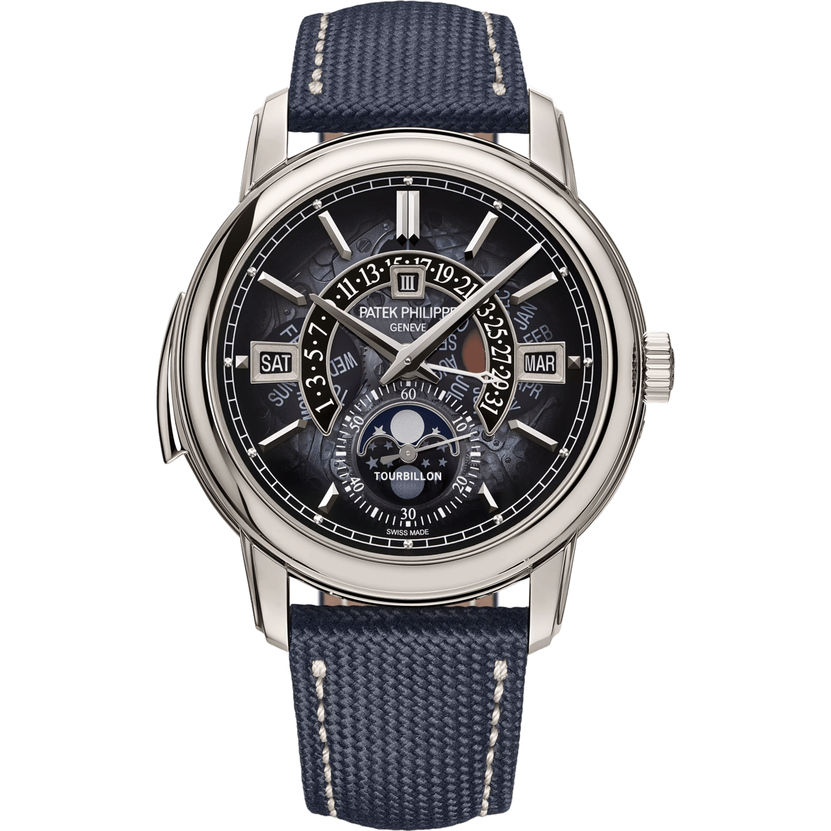 Patek Philippe Tourbillon Minute Repeater Perpetual Calendar 5316 Platinum / Blue Sapphire 5316/50P-001
