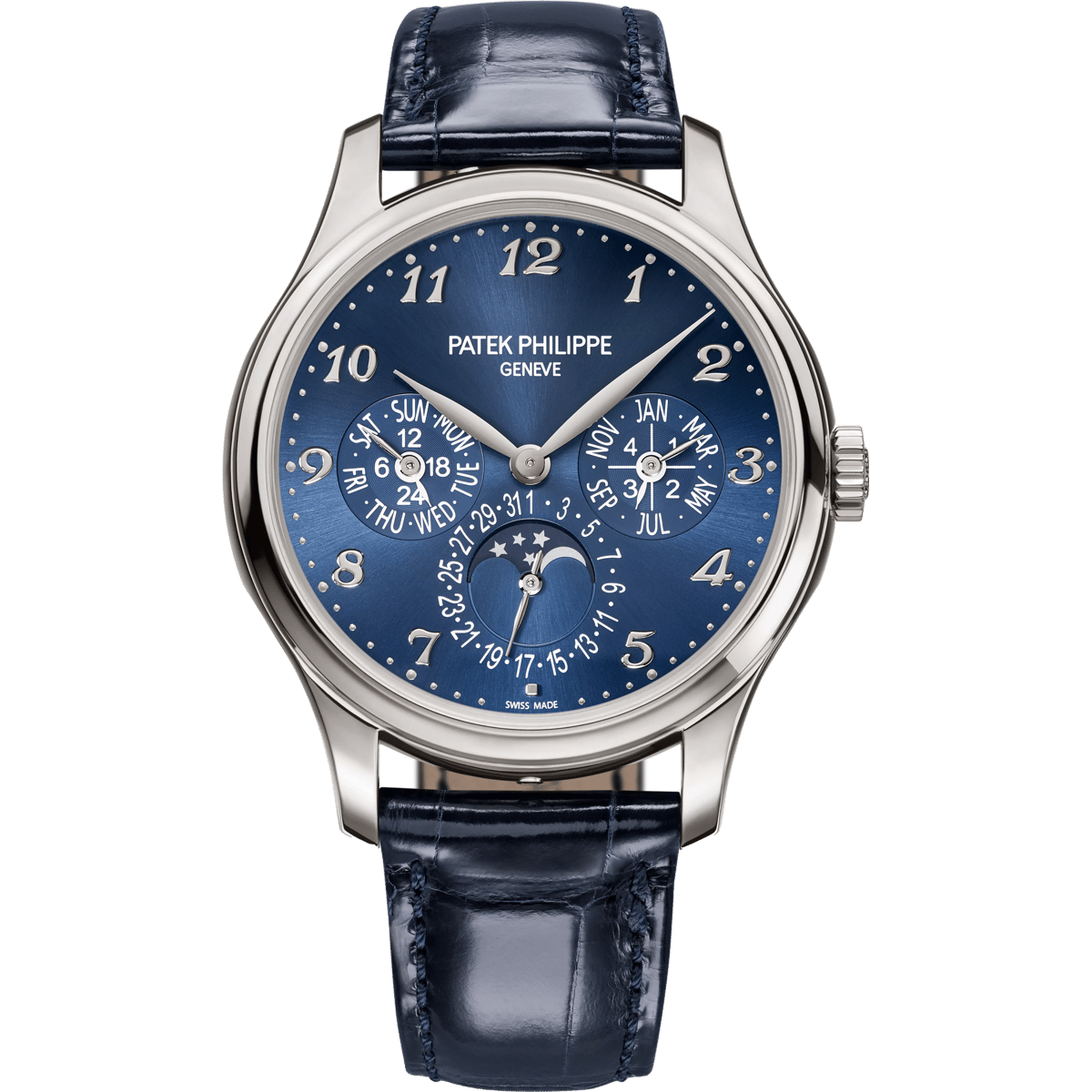 Patek Philippe Perpetual Calendar 5327 White Gold / Blue 5327G-001