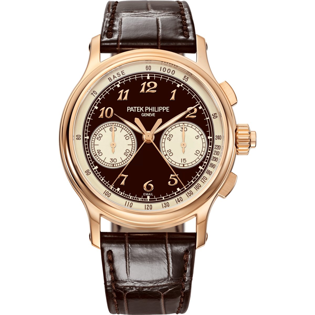 Patek Philippe Split-Seconds Chronograph 5370 Rose Gold / Brown 5370R-001