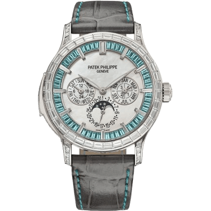Minute Repeater Perpetual Calendar Haute Joaillerie 5374 Platinum / Paraíba Tourmalin