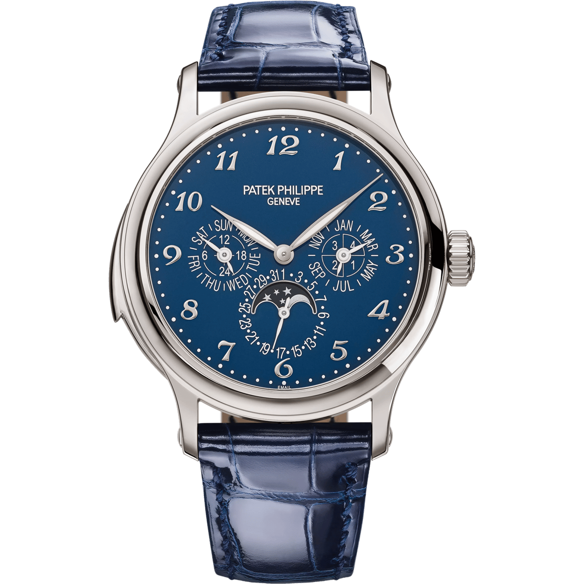 Patek Philippe Minute Repeater Perpetual Calendar 5374 White Gold / Blue 5374G-001