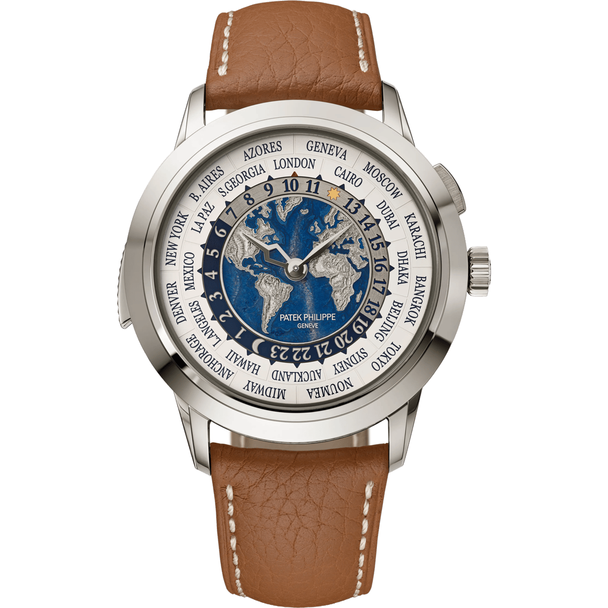 Patek Philippe World Time Minute Repeater White Gold / Planisphere 5531G-010