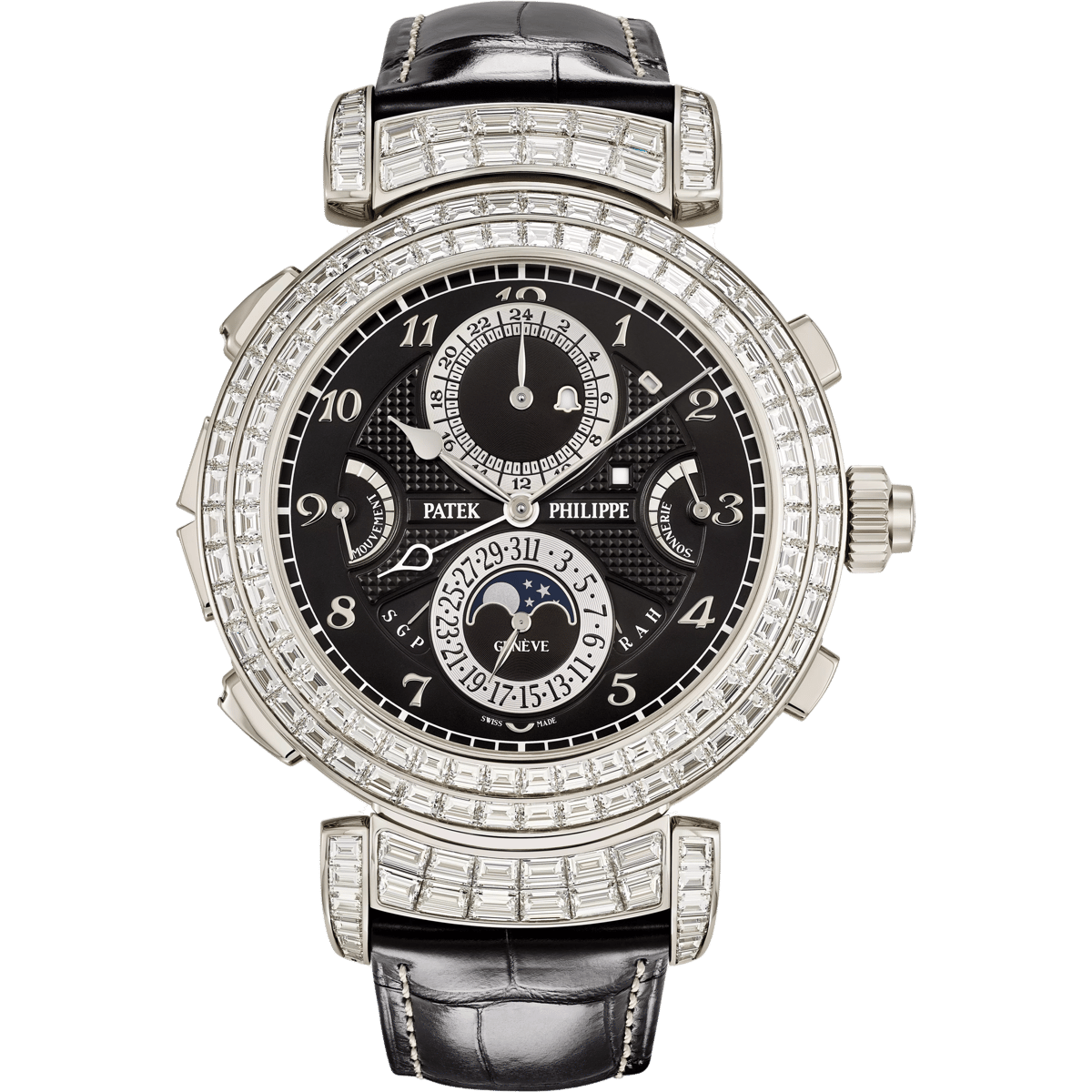 Patek Philippe Grandmaster Chime 6300 White Gold - Diamond / Black 6300/400G-001