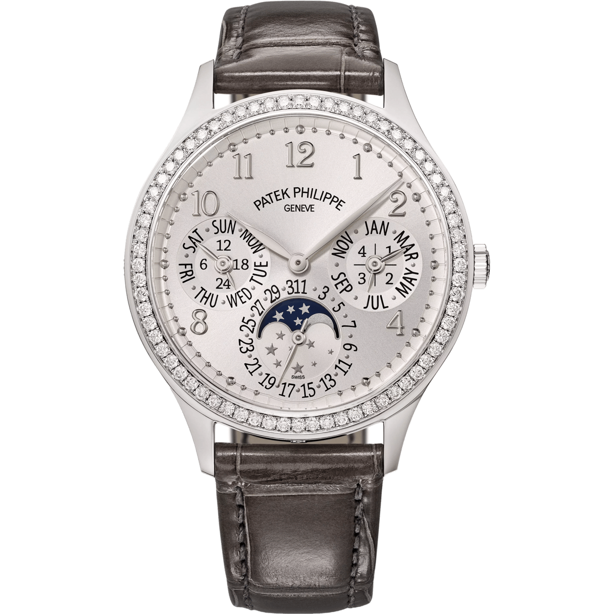 Patek Philippe Perpetual Calendar 7140 White Gold / Silver 7140G-001