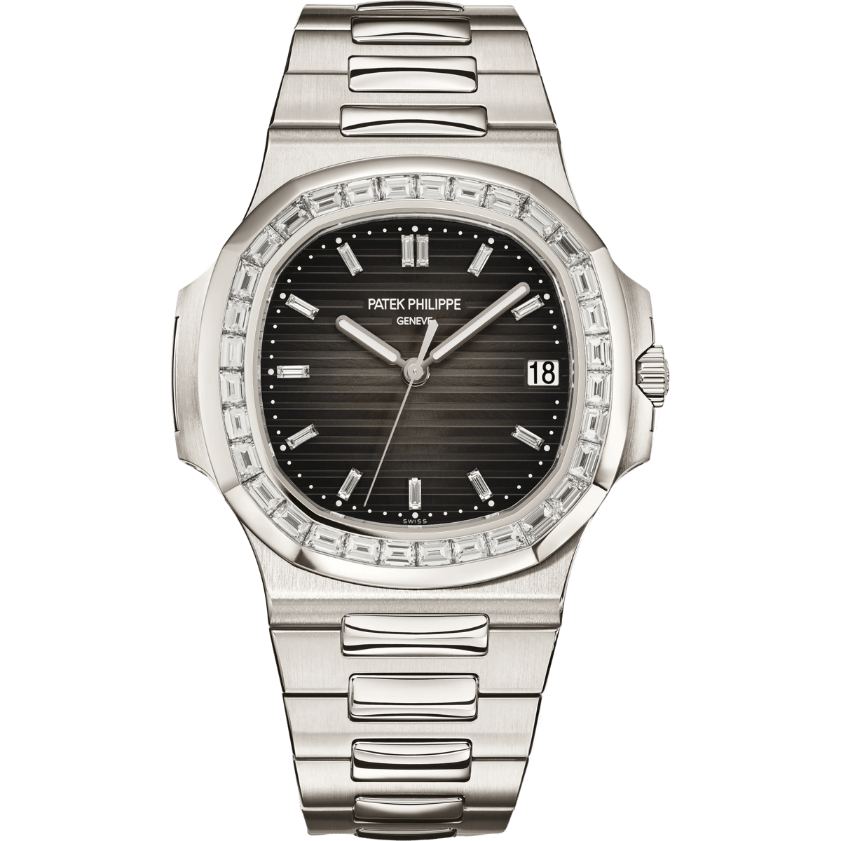 Patek Philippe Nautilus 5711 Platinum - Baguette / Grey 5711/110P-001