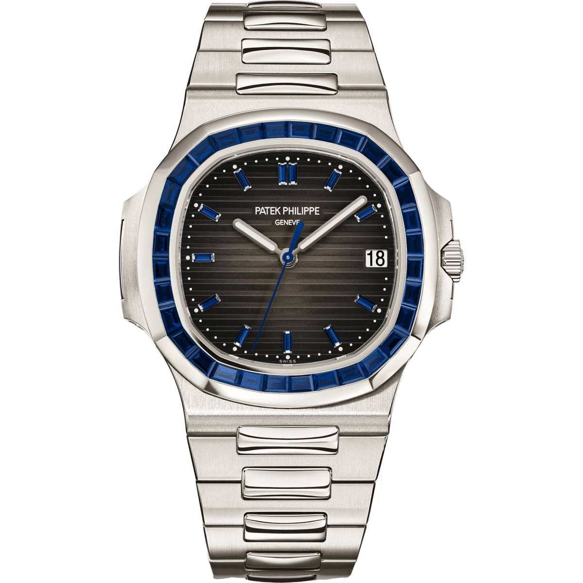 Patek Philippe Nautilus 5711 Platinum - Sapphire / Grey 5711/111P-001
