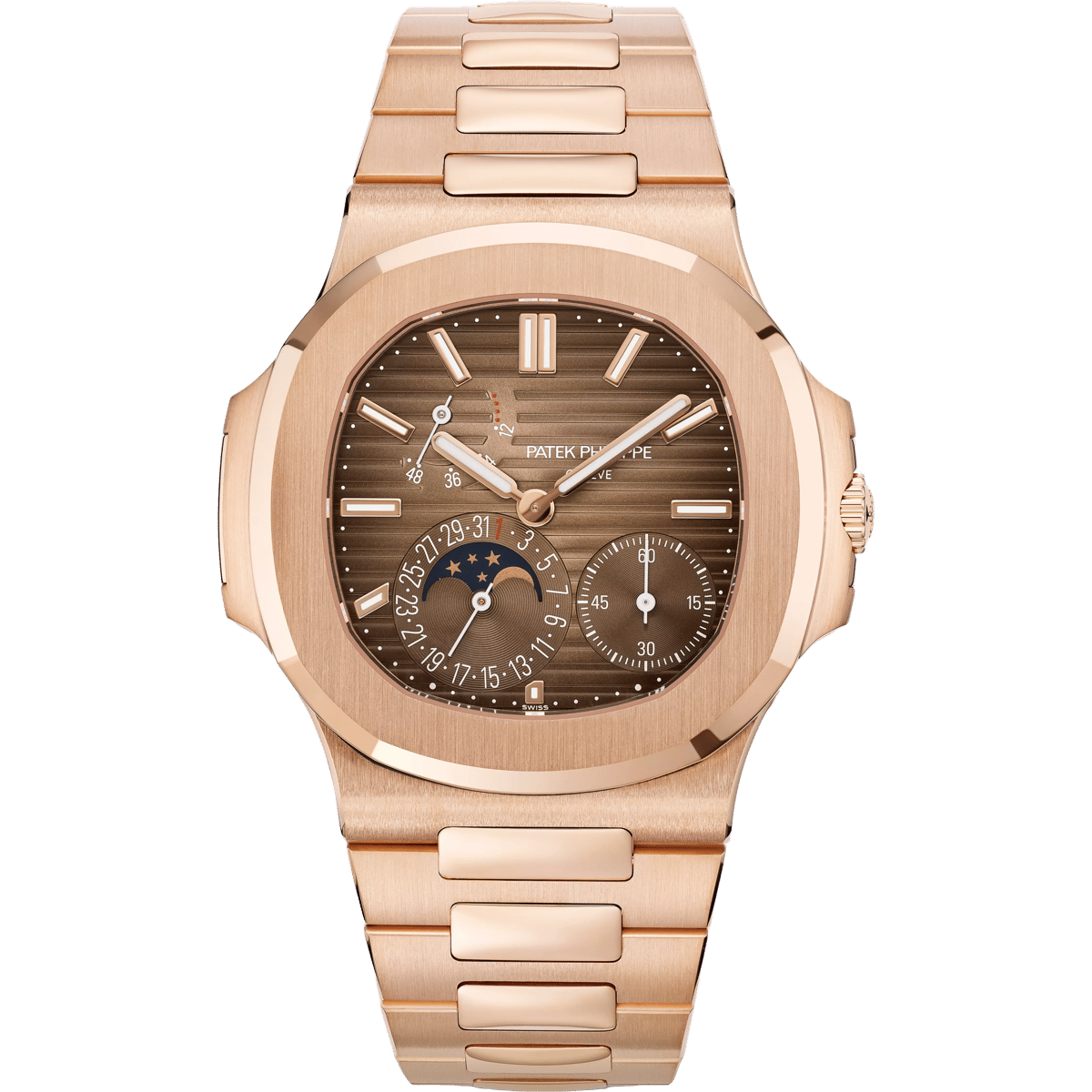 Patek Philippe Nautilus 5712 Rose Gold / Brown 5712/1R-001