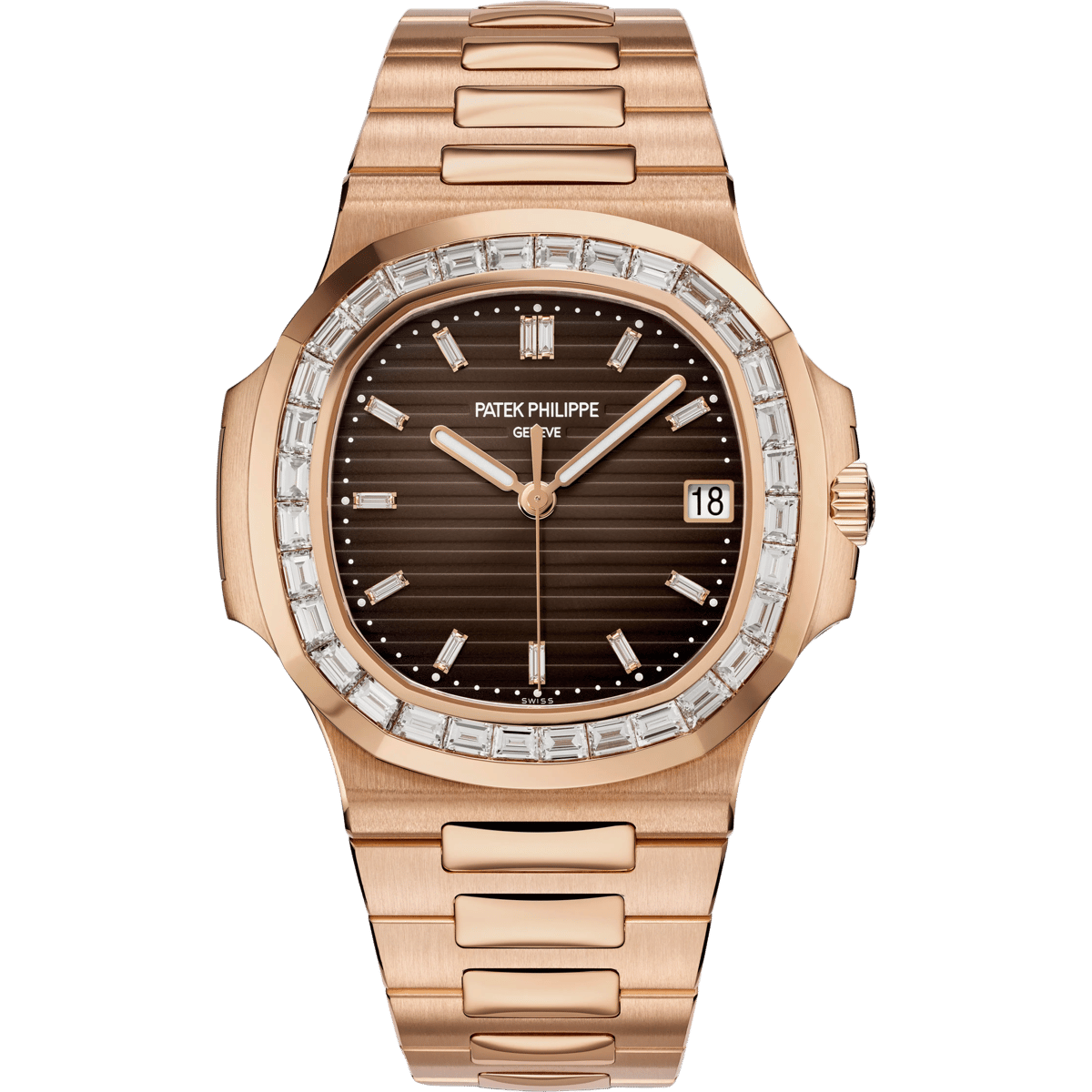 Patek Philippe Nautilus 5723 Rose Gold - Diamond / Brown 5723/1R-010