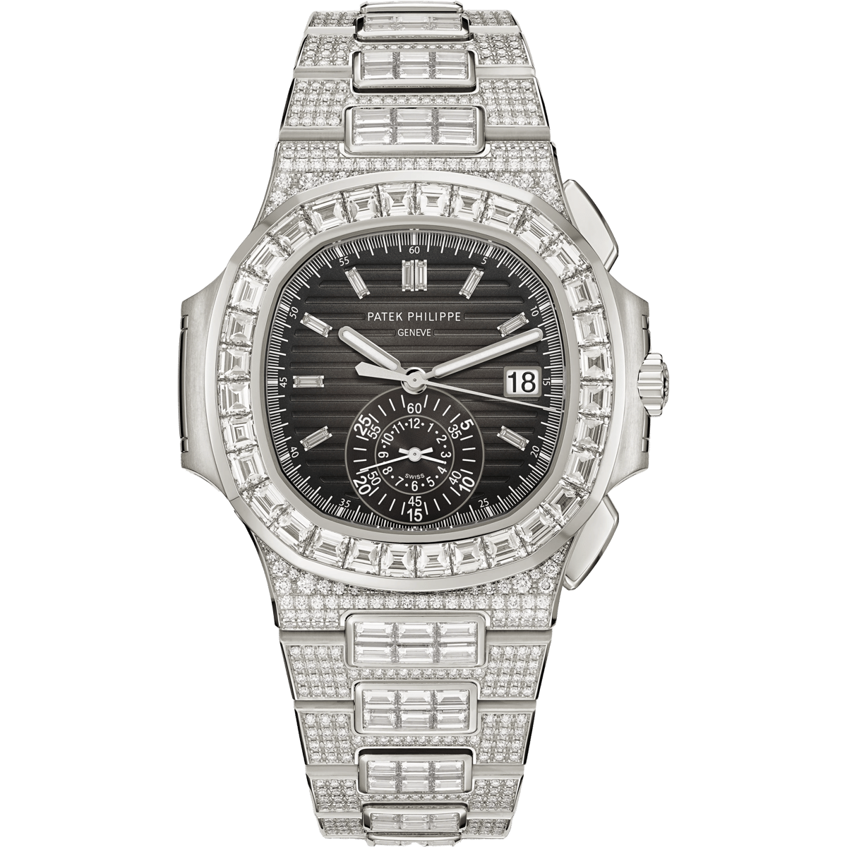 Patek Philippe Nautilus 5980 White Gold - Diamond / Black 5980/1400G-010