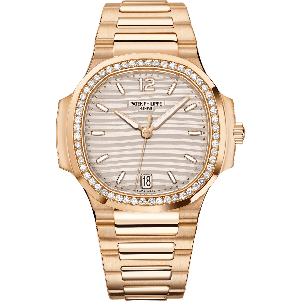 Patek Philippe Nautilus 7118 Rose Gold / Silver 7118/1200R-001