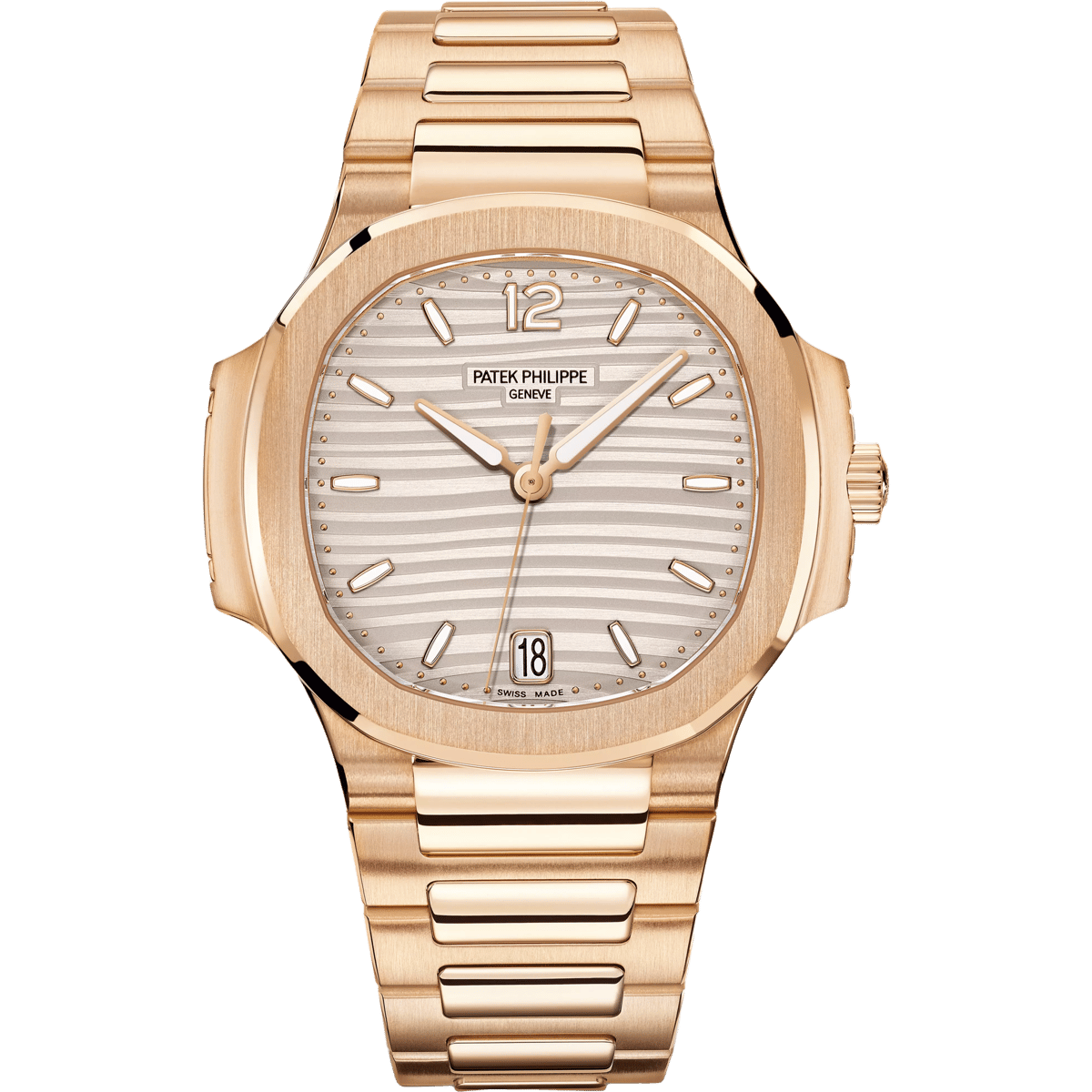 Patek Philippe Nautilus 7118 Rose Gold / Silver 7118/1R-001