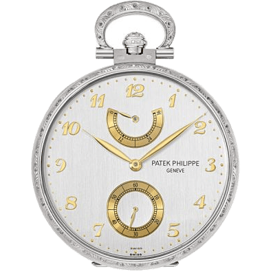 Pocket Watch Lepine Power Reserve White Gold / From Father to Son