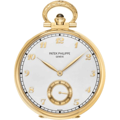 Pocket Watch Lepine Yellow Gold / Yosemite Valley