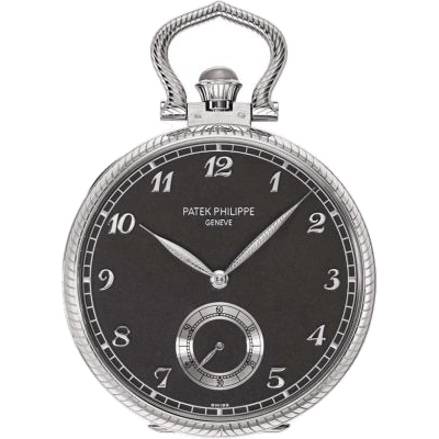 Pocket Watch Lepine White Gold / Wild Horses