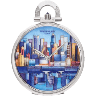 Pocket Watch Lepine White Gold / Manhattan-Brooklyn