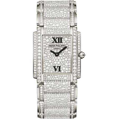 Twenty~4 4910 White Gold Gridless Diamond