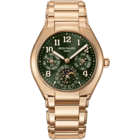 Twenty-4 Perpetual Calendar Rose Gold / Green