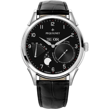 Pequignet Royale Grand Sport Moonphase Black 9030443CN