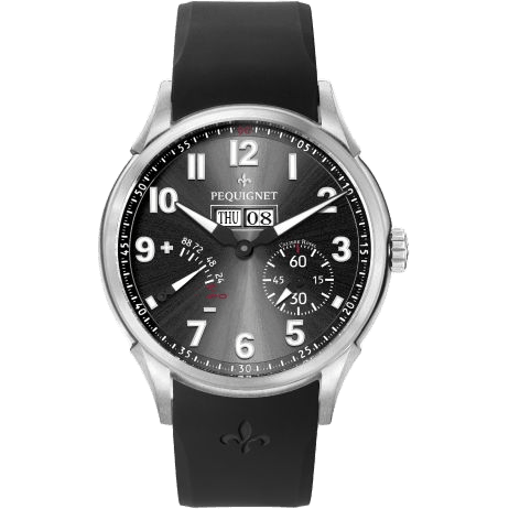 Pequignet Royale Titane Grey / Rubber 9022733/30