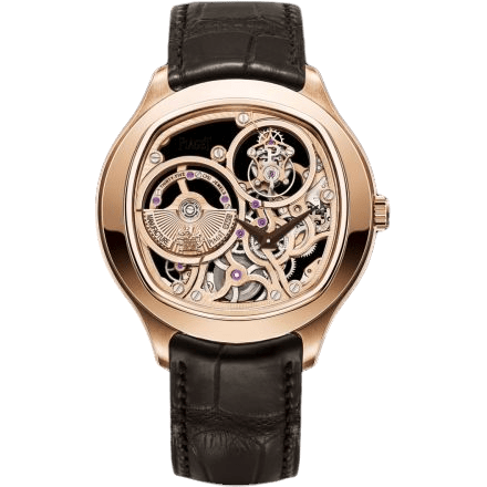Piaget Emperador Coussin Tourbillon Skeleton Pink Gold G0A40042