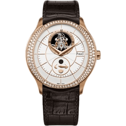 Gouverneur Tourbillon Moonphase Pink Gold Diamond