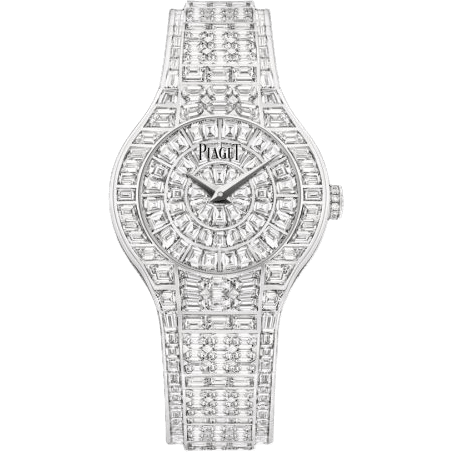 Polo 29 Quartz White Gold Full Diamond
