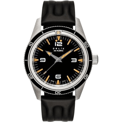 Prim Orlík 38 Stainless Steel / Black / Rubber 95-007-487-00-1