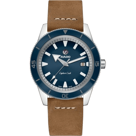 HyperChrome Captain Cook 42 Stainless Steel / Blue / Calf