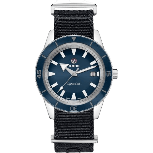 HyperChrome Captain Cook 42 Stainless Steel / Blue