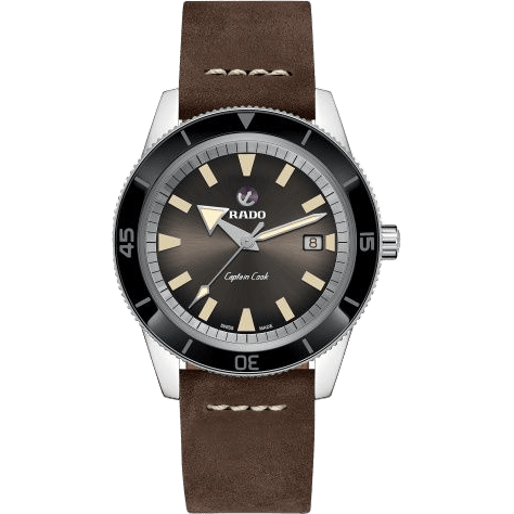 HyperChrome Captain Cook 42 Stainless Steel / Brown / Calf