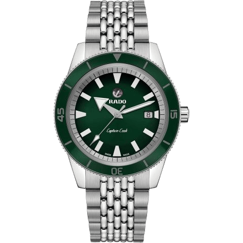 HyperChrome Captain Cook 42 Stainless Steel / Green / Bracelet
