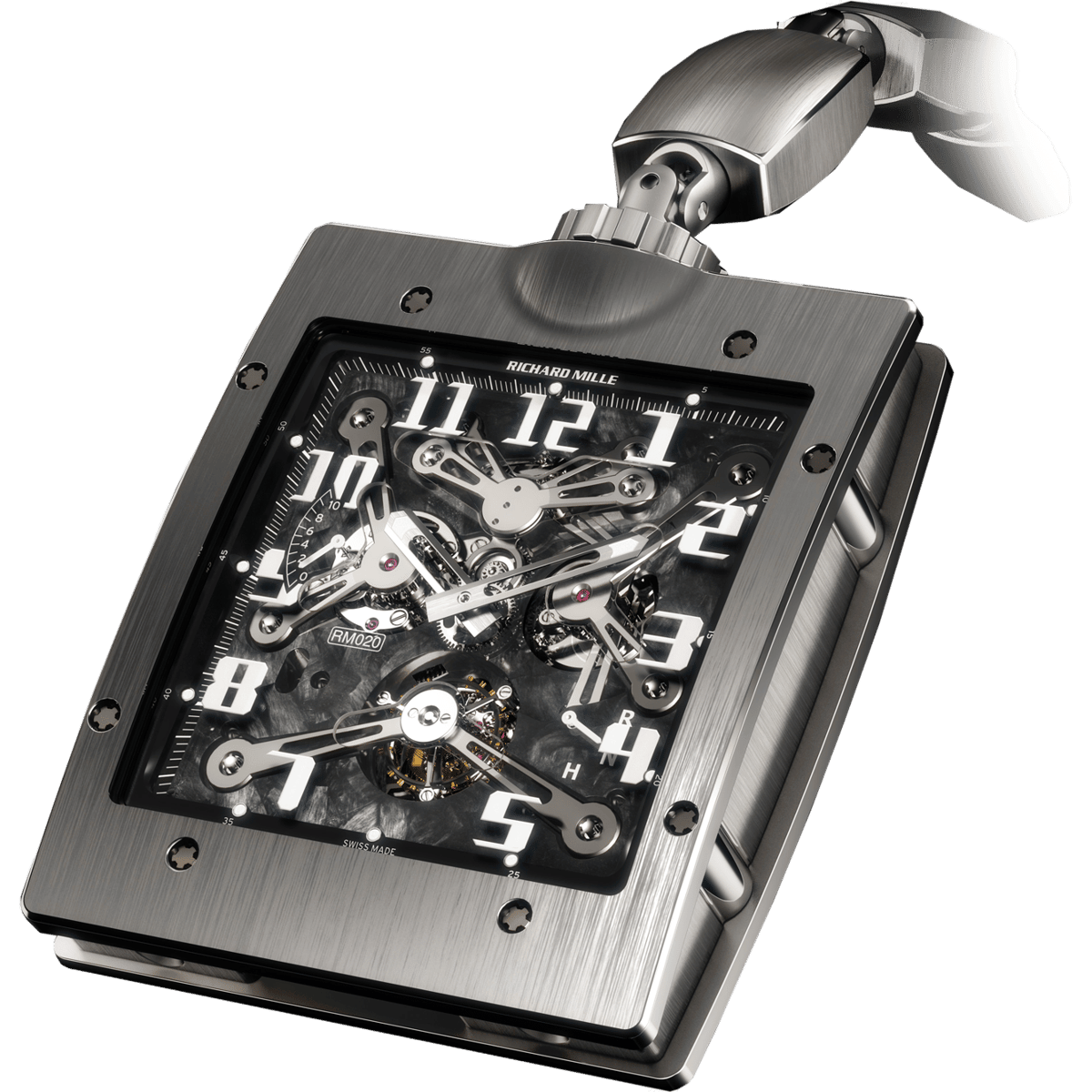 Richard Mille RM 020 Manual Winding Tourbillon Pocket Watch