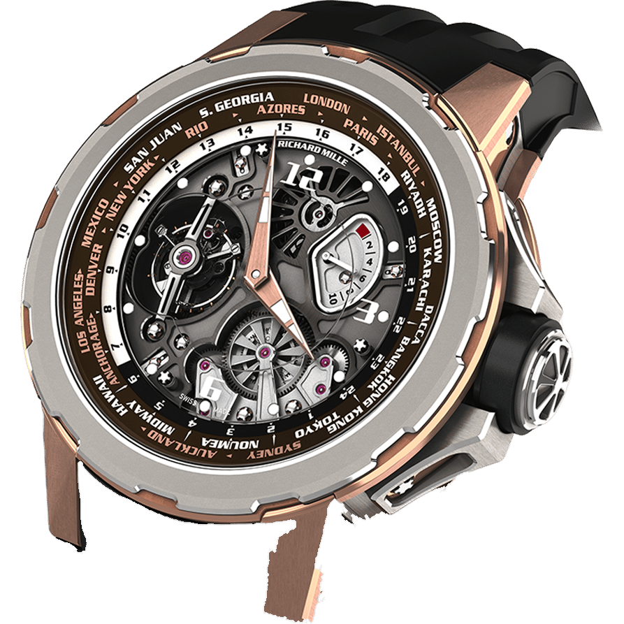 Richard Mille RM 58-01 Manual Winding Tourbillon Worldtimer