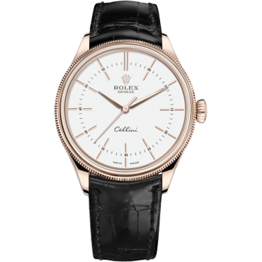 Cellini Time Everose / White / Alligator Black