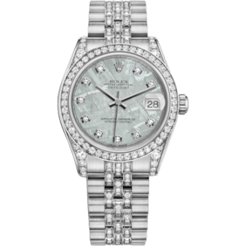 Rolex Datejust 31 White Gold Diamond / Jubilee Diamond / Meteorite 178159-0011