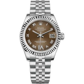 Rolex Datejust 31 Stainless Steel Fluted / Jubilee / Bronze Roman 178274-0090