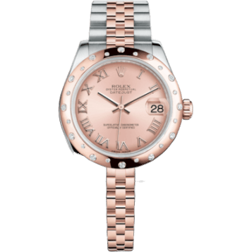 Datejust 31 Rolesor Everose Domed Diamond / Jubilee / Pink Roman