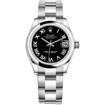 Rolex Datejust 31 Stainless Steel / Oyster / Black - Roman 278240-0001