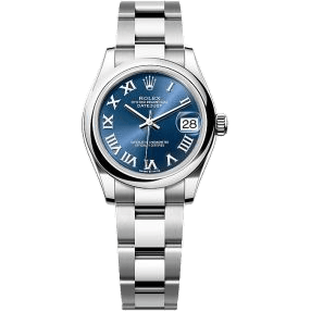 Rolex Datejust 31 Stainless Steel / Oyster / Blue - Roman 278240-0017