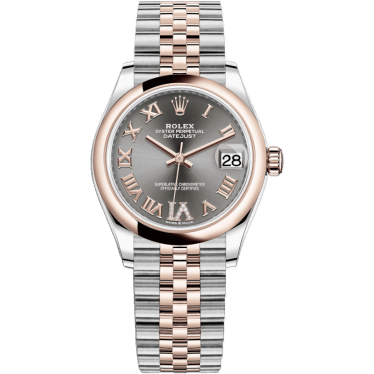 Rolex Datejust 31 Stainless Steel/ Rose Gold / Domed / Grey - Roman / Jubilee 278241-0030