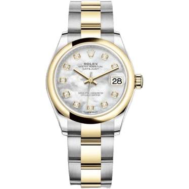 Rolex Datejust 31 Stainless Steel / Yellow Gold / Domed / MOP / Oyster 278243-0027